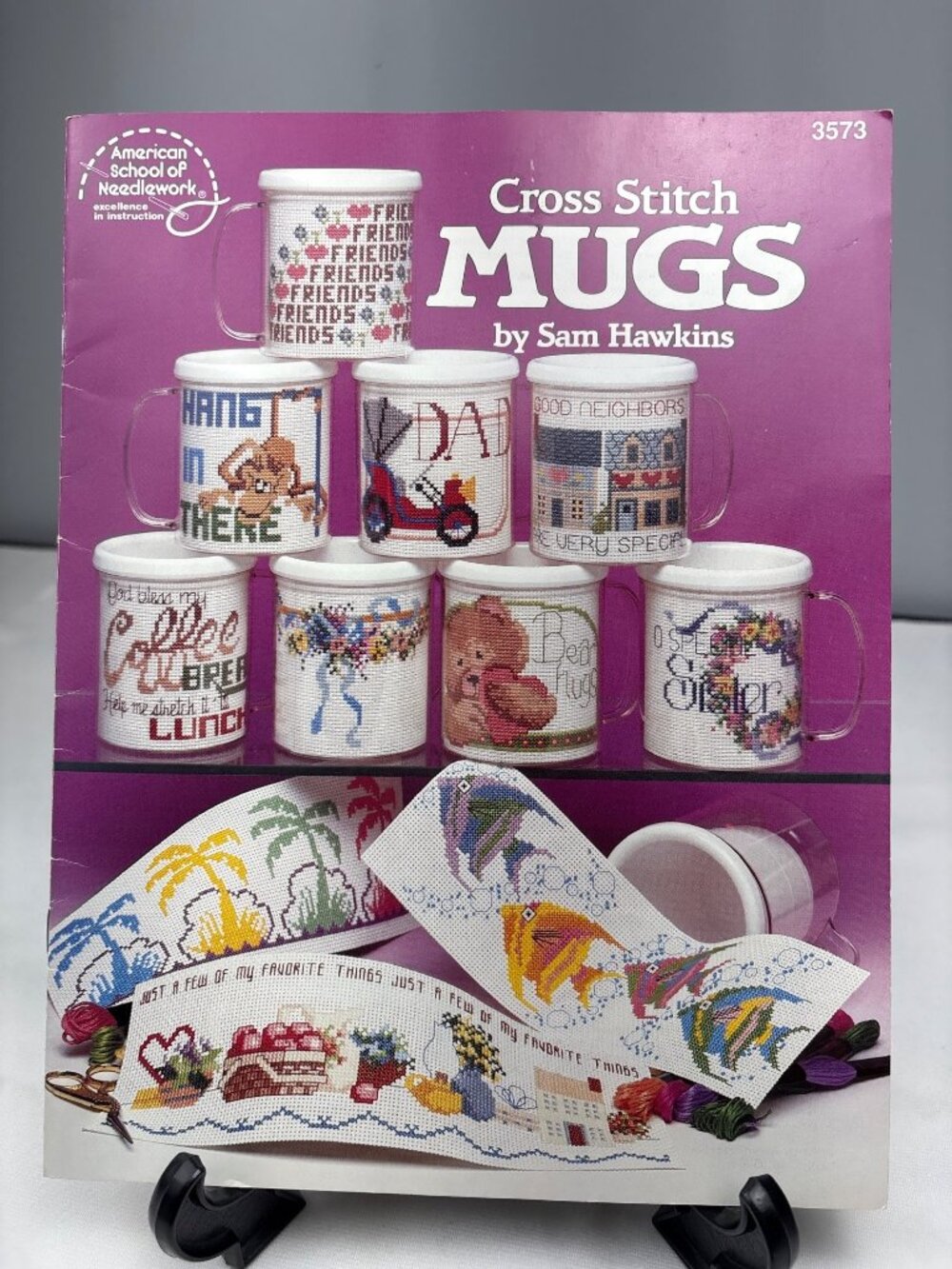 Cross Stitch Mugs Pattern Book By Sam Hawkins & Rita Weiss